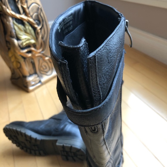 Naturalizer, Women’s Size 6W, Black Leather Comfort Winter Boots, GUC - Picture 7 of 13